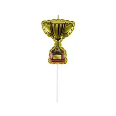 GENERICO - Velas de trofeo dorada 5x13cm