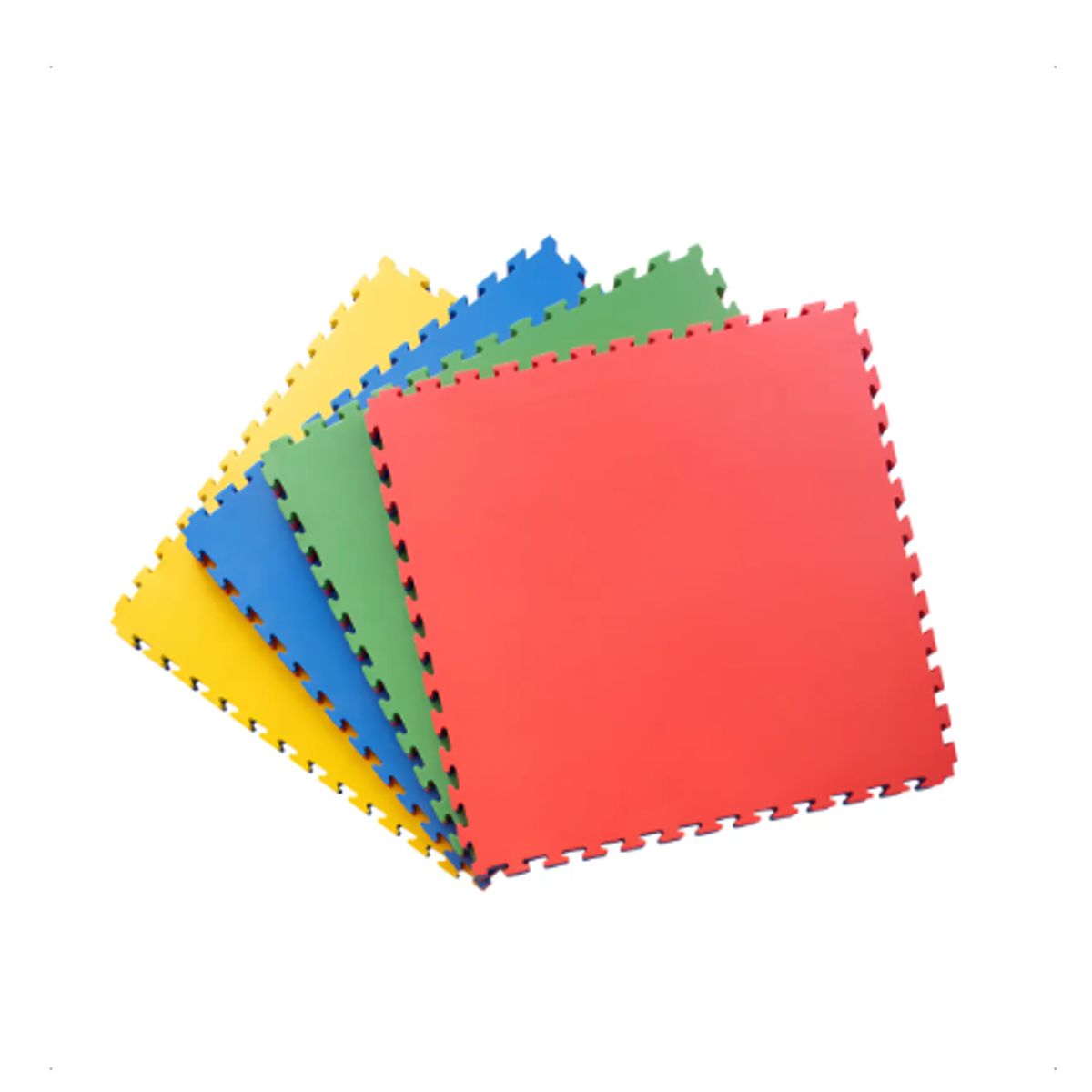 GENERICO - Pack 8 Unidad Piso Puzzle Alfombra Goma Eva Antigolpes 60x60 Color