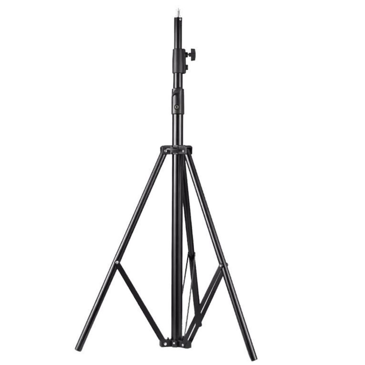KINDA NICE - Trípode Soporte De Metal De Resorte Para Fotografía 2.8m Negro