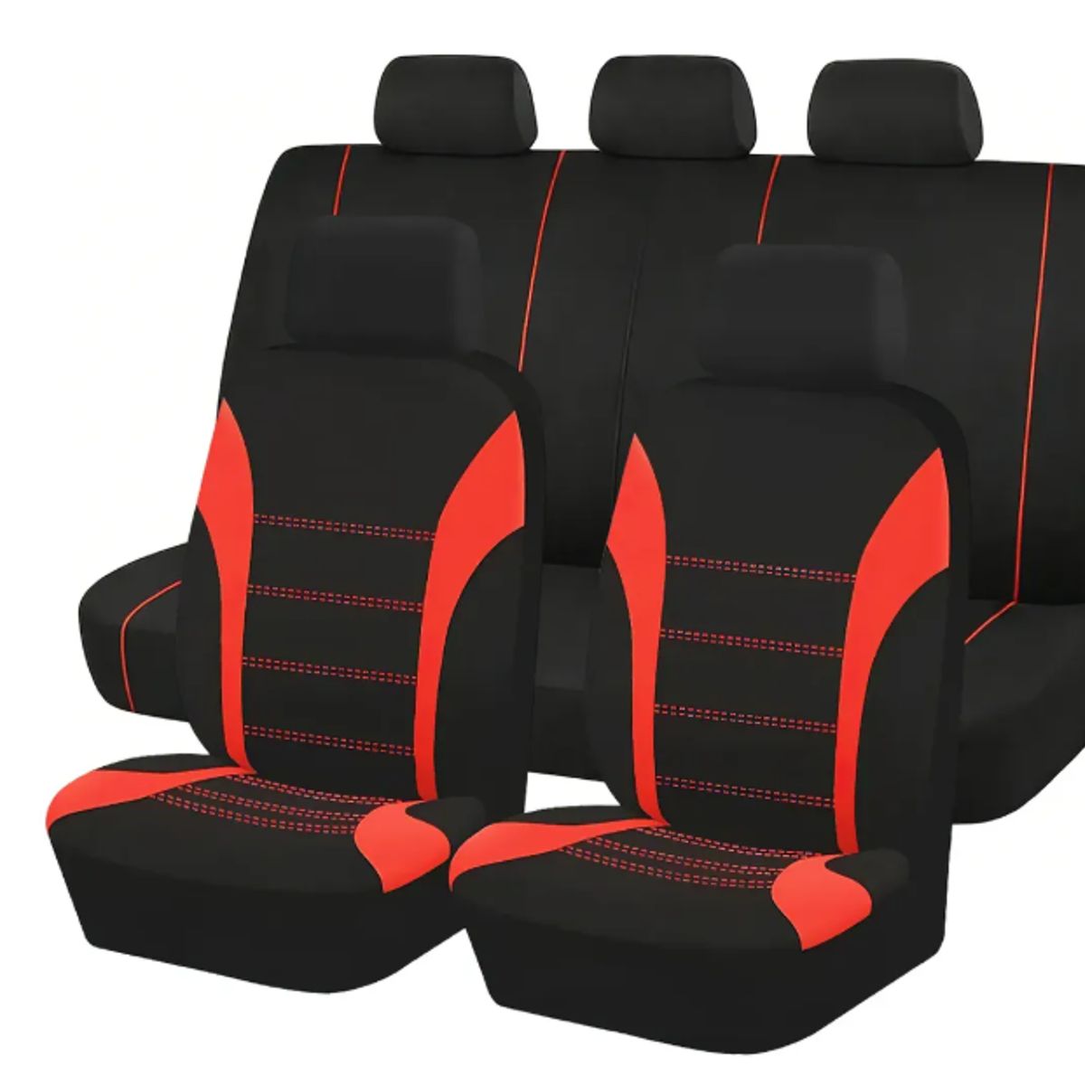 GENERICO - Fundas Cubreasiento Auto Universal Poliester 9 Piezas