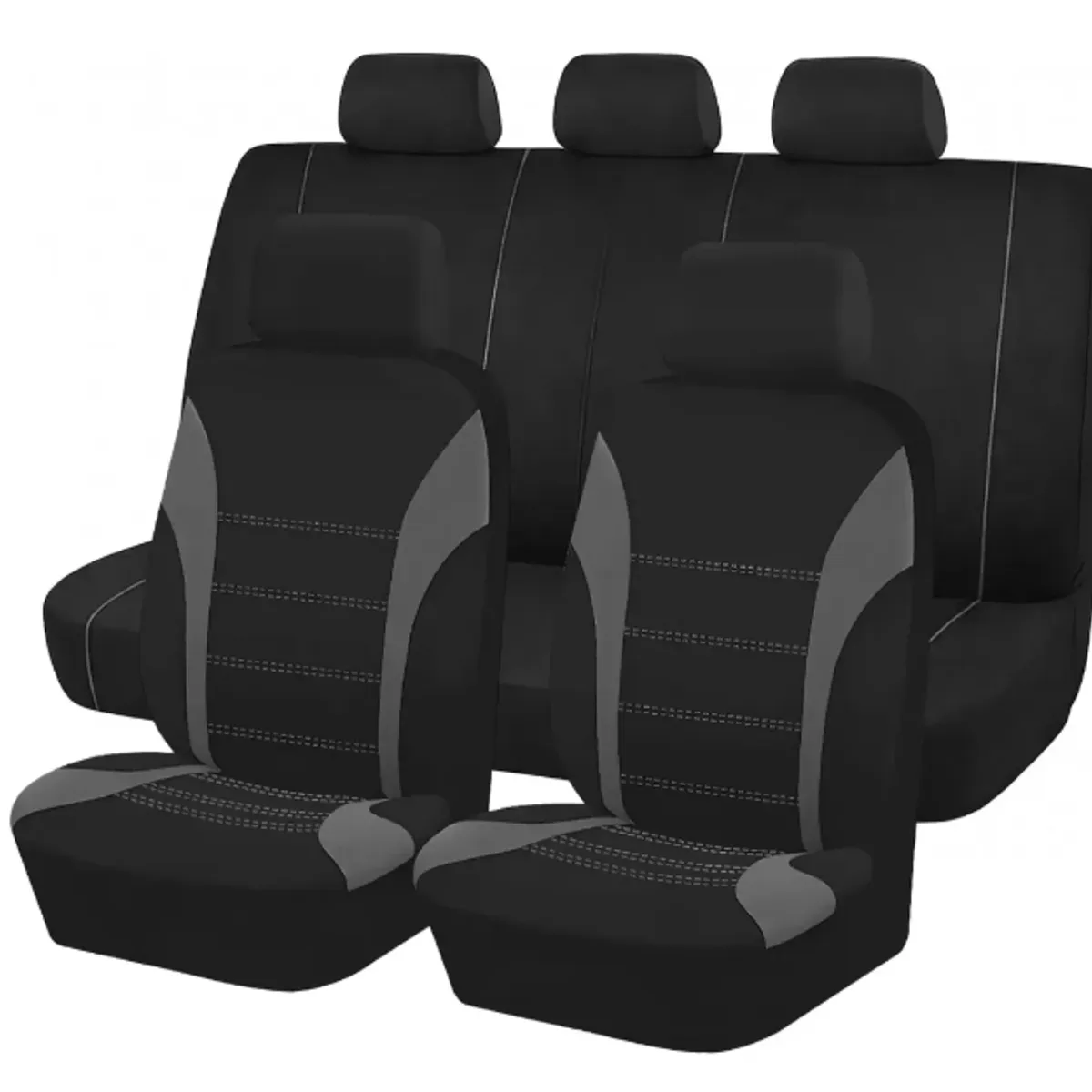 GENERICO - Fundas Cubreasiento Auto Universal Poliester 9 Piezas