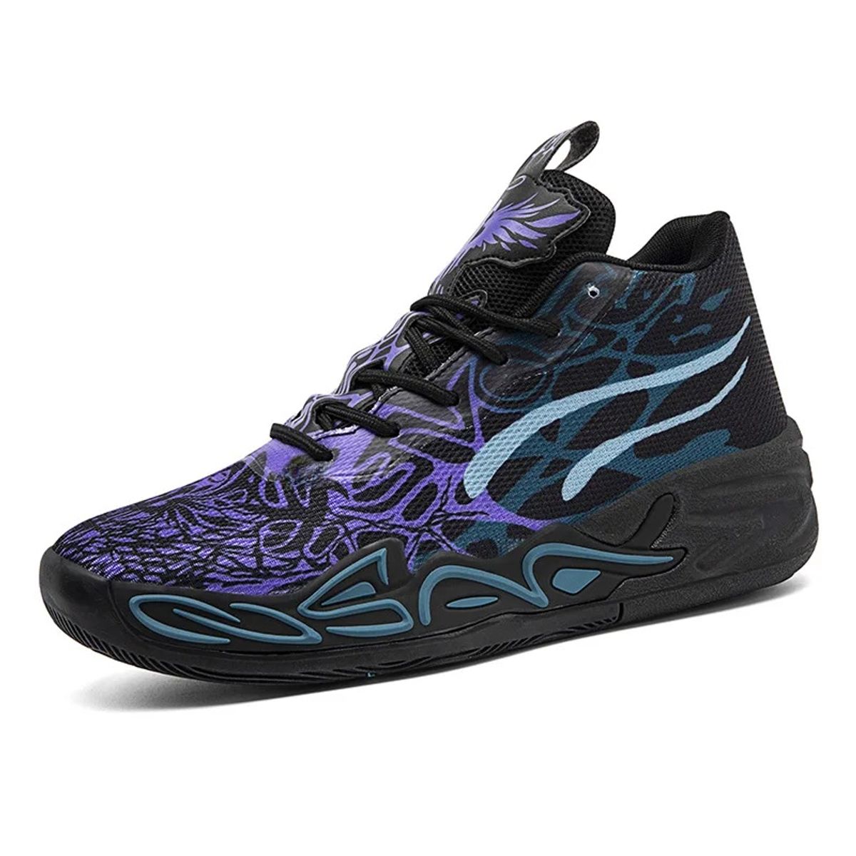 DANWEILE - Zapatillas baloncesto entrenamiento neutras y cómodas - Negro