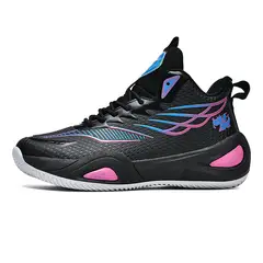 DANWEILE - Zapatillas de baloncesto deportivas informales para hombre - Negro