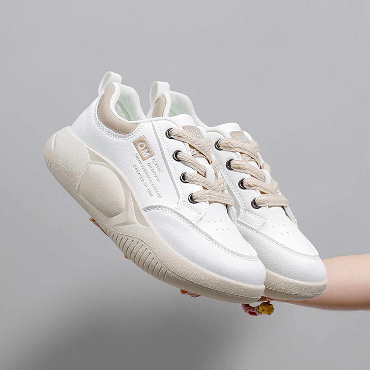 DANWEILE - Zapatillas Plataforma Mujer