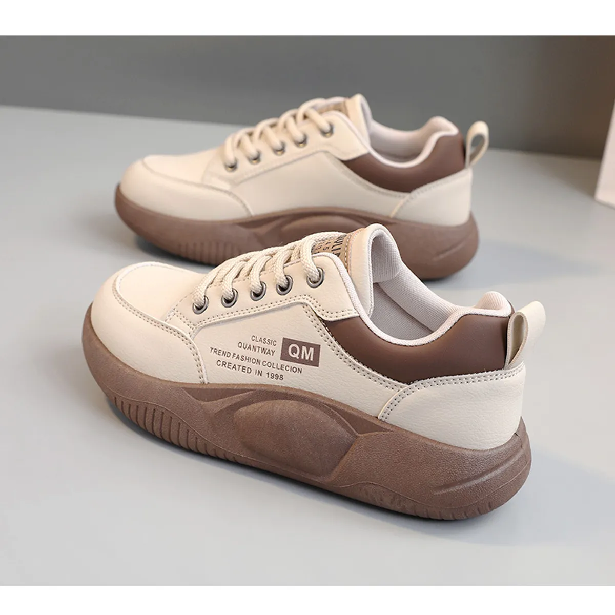 DANWEILE - Zapatillas Plataforma Mujer