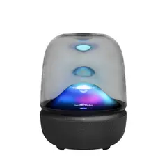 HARMAN KARDON - Aura Studio 5, Parlante Bluetooth 5.4 con Luces 360, Subwoofer 100W, Sonido 3 Vías, Auracast, USB-C, Negro