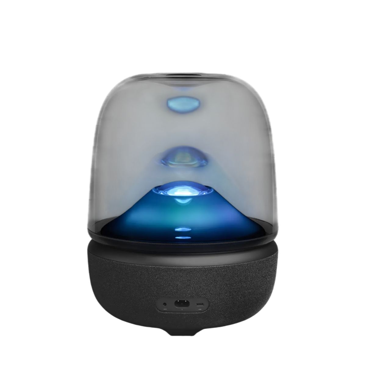 HARMAN KARDON - Harman Kardon Aura Studio 5, Parlante Bluetooth 5.4 con Luces 360, Subwoofer 100W, Sonido 3 Vías, Auracast, USB-C, Negro