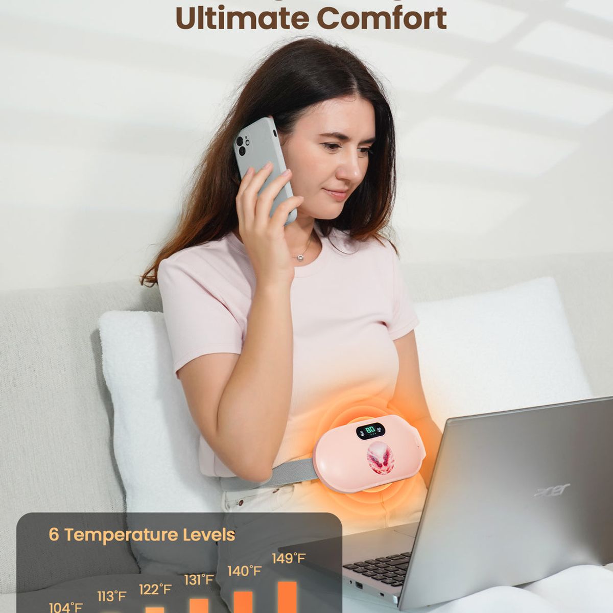 MOVI - CINTURON PARA COLICOS Y DOLORES MENSTRUALES