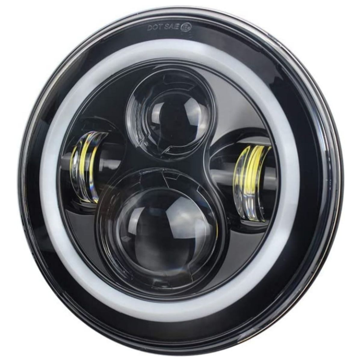 VIDA BUENAS - Luz Auto Foco 7 Pulgadas Redondo Faro Led Motor Angel Eyes