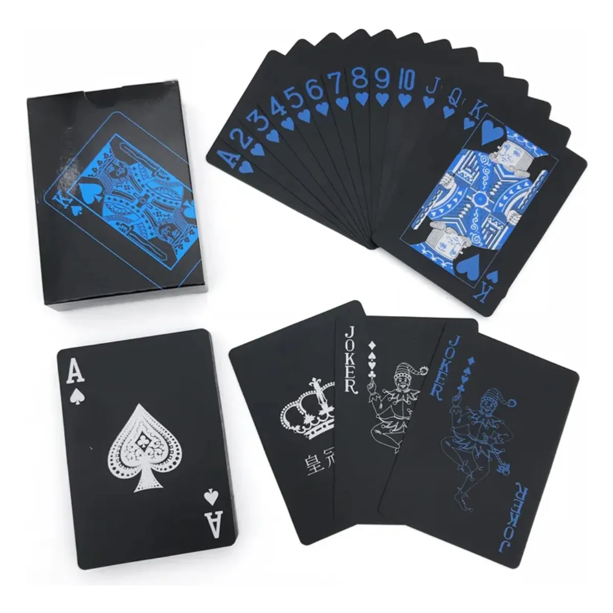 VIDA BUENAS - Baraja Naipe Carta Ingles Plástica Magia Premiu Poker Negras