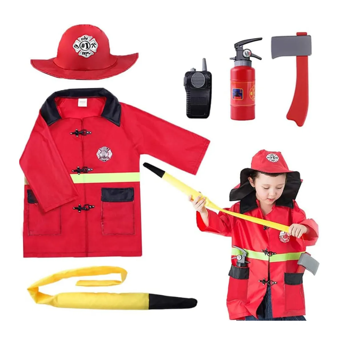 ATURE - Ropa De Bombero  Disfraces De Cosplay Para Niños, Disfraces De Halloween