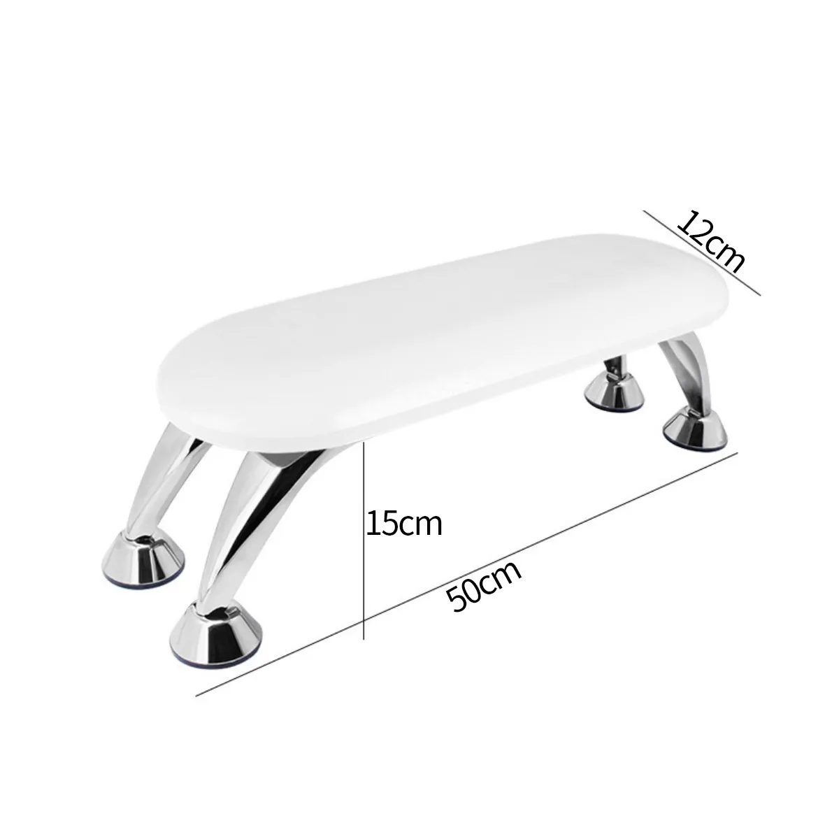 ATURE - Almohada De Manos Manicura Con Soporte Desmontable Blanco