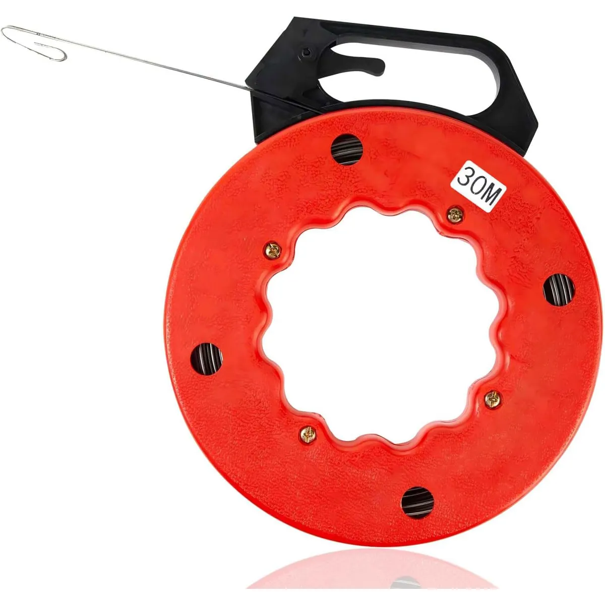 KUANGYE - Laucha De Acero Con Carrete Pasacables 30 Mts × 3mm