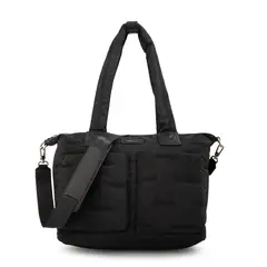 AMPHORA - Cartera tote porta notebook hana negro