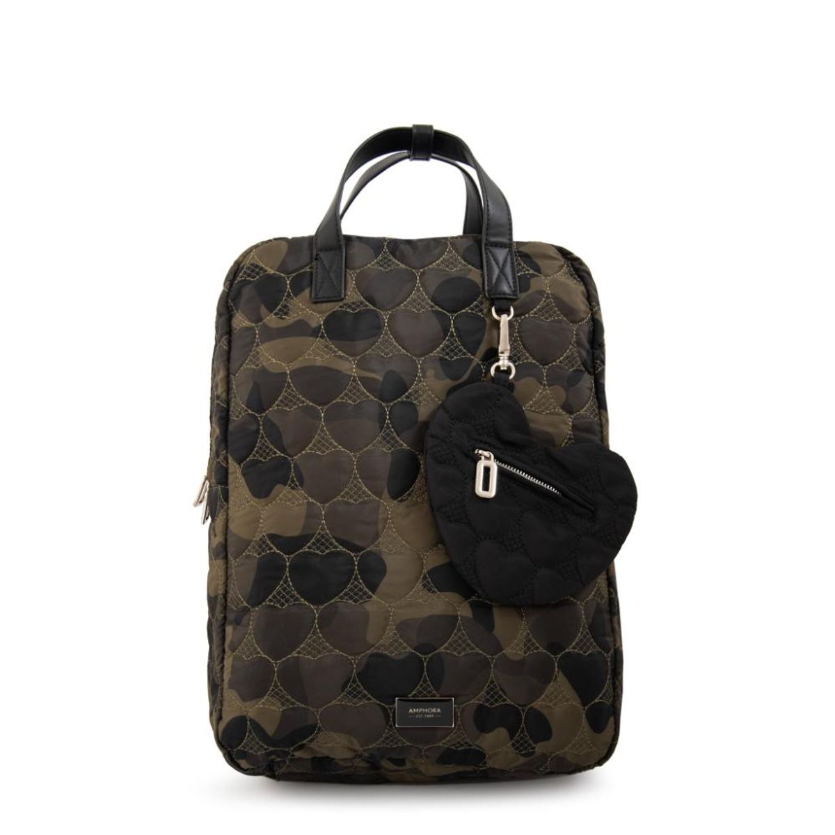 AMPHORA - Mochila porta notebook juliet grande verde oliva
