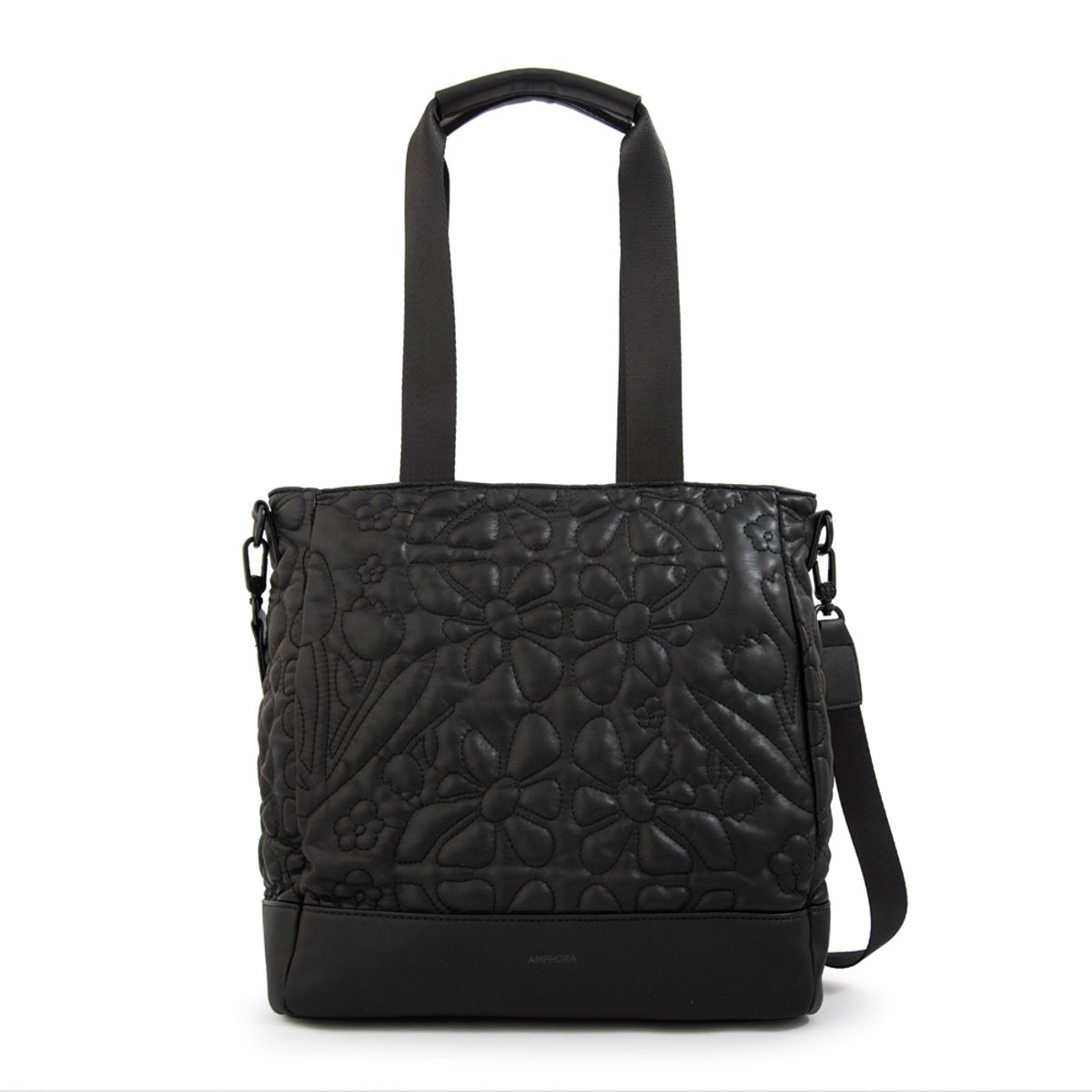 AMPHORA - Cartera tote olga grande negro