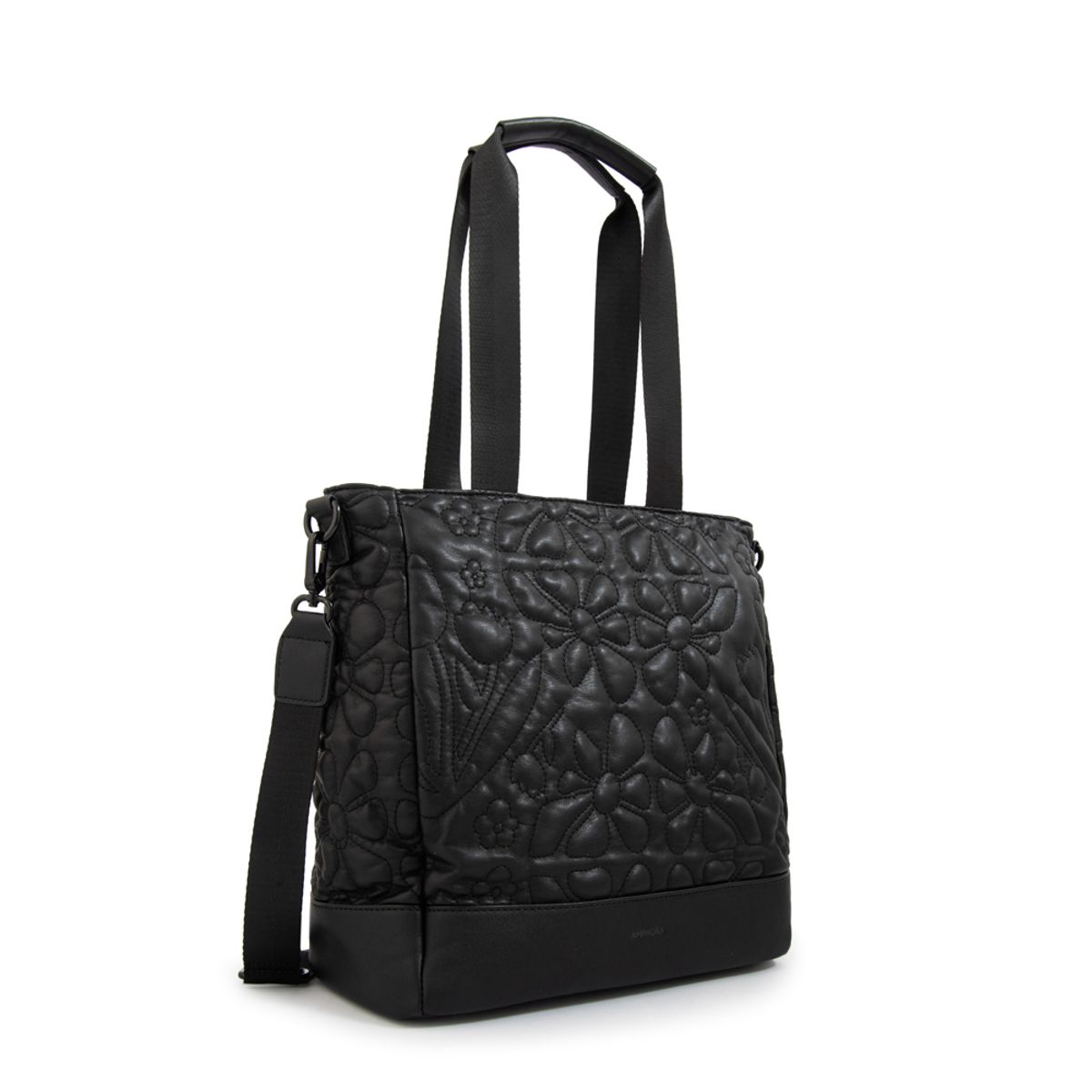 AMPHORA - Cartera tote olga grande negro
