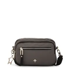 AMPHORA - Cartera bandolera liliana mediana gris oscuro