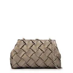 AMPHORA - Cartera fiesta katarina pequeña plateado oscuro