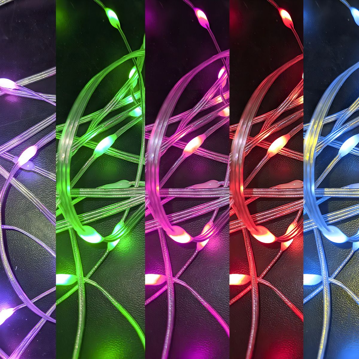 GENERICO - Tira Cinta Led Luz Led Rgb 10m Musica Bluetooth Multicolor Luz Rgb - 263062
