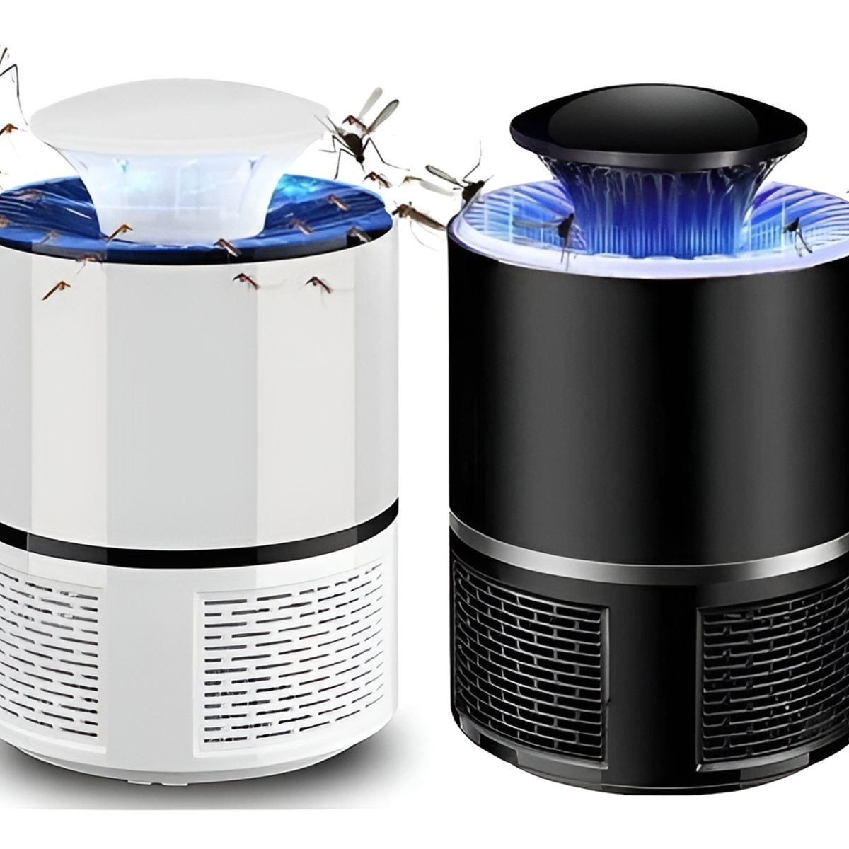 GENERICO - Lampara Mata Insectos Mosquitos Grande Luz Uv Led Usb