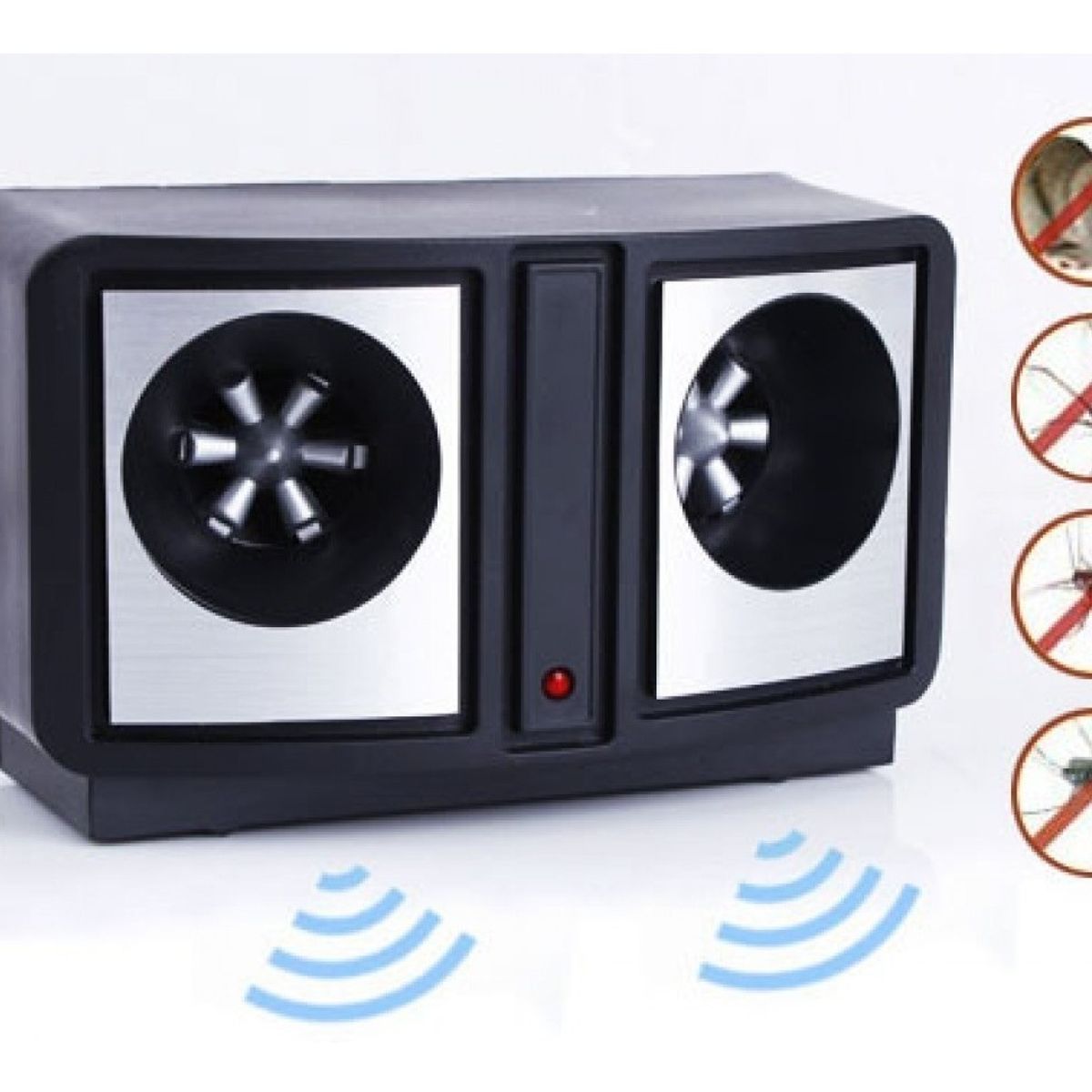 GENERICO - Repelente Ratones Ultrasonico Qatarshop Raton Ahuyenta Ratones 1278