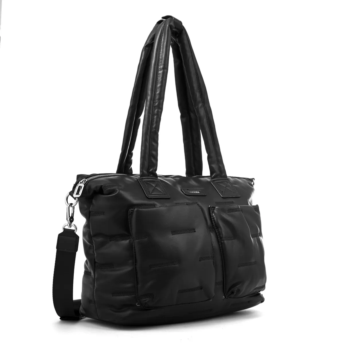 AMPHORA - Cartera tote porta notebook hana negro