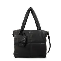 AMPHORA - Cartera tote guyana negro