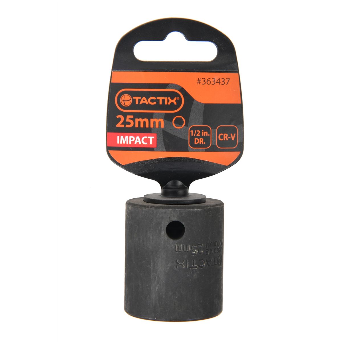 TACTIX - DADO METRICO DE IMPACTO TOMA 1/2 TACTIX HEXAGONO DE 15 MM