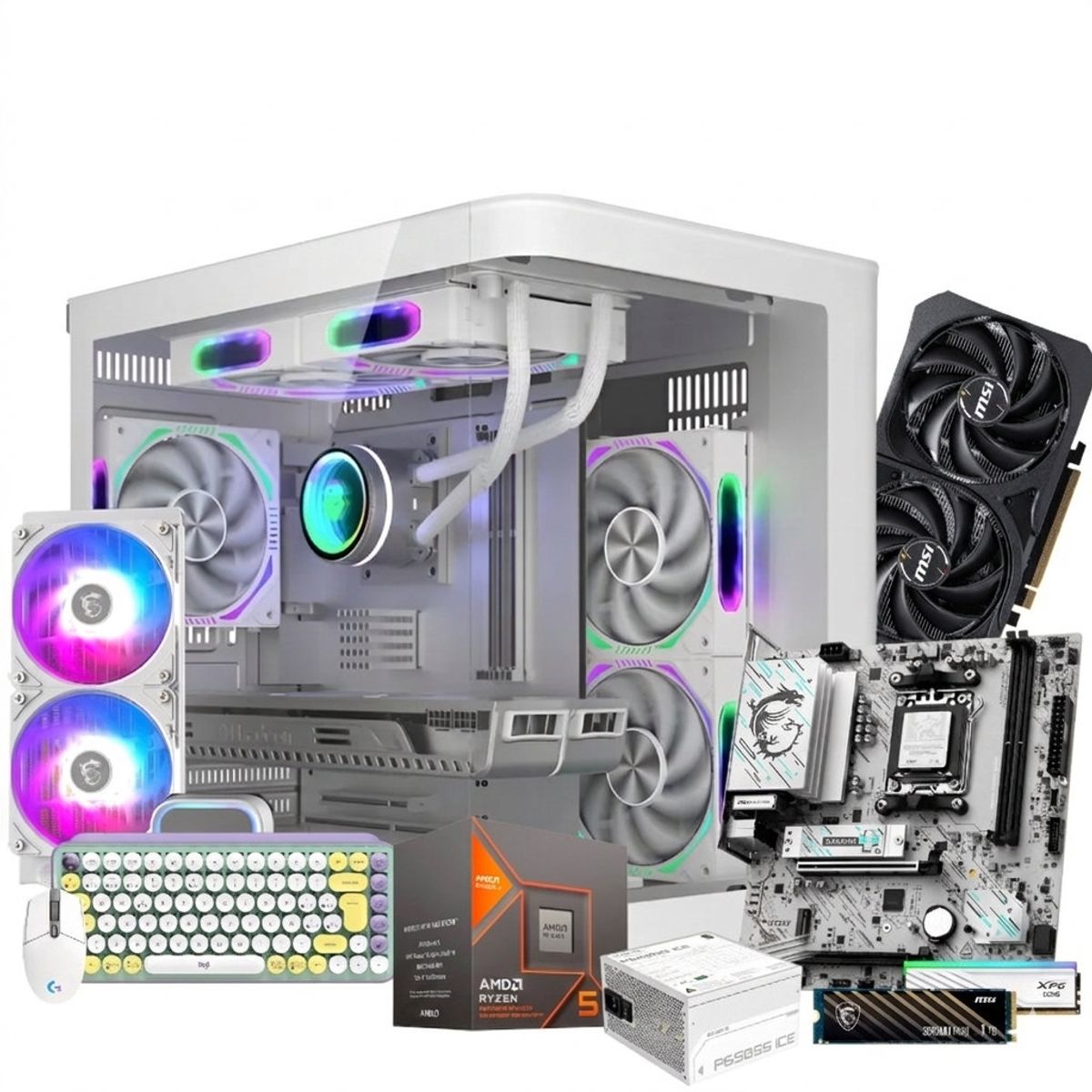 GENERICO - PC GAMER GOLD - AMD Ryzen 5 8400F - M/B MSI B840M Gaming