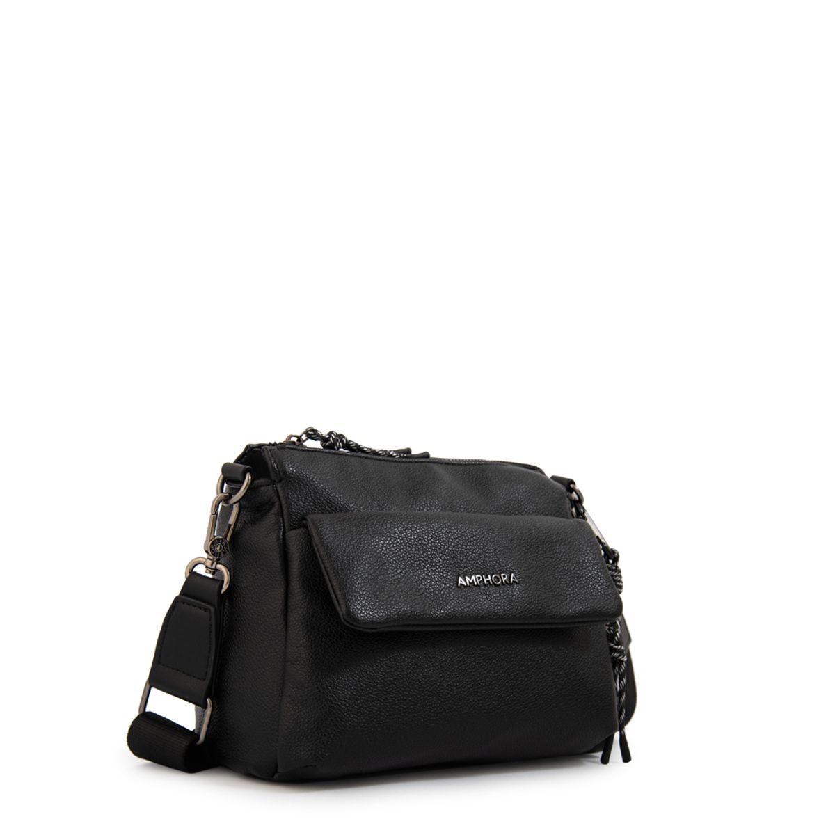 AMPHORA - Cartera bandolera julia pequeña negro