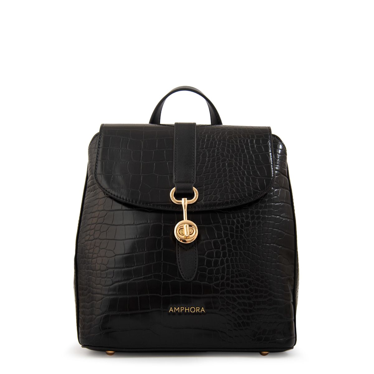 AMPHORA - Mochila jenny mediana negro