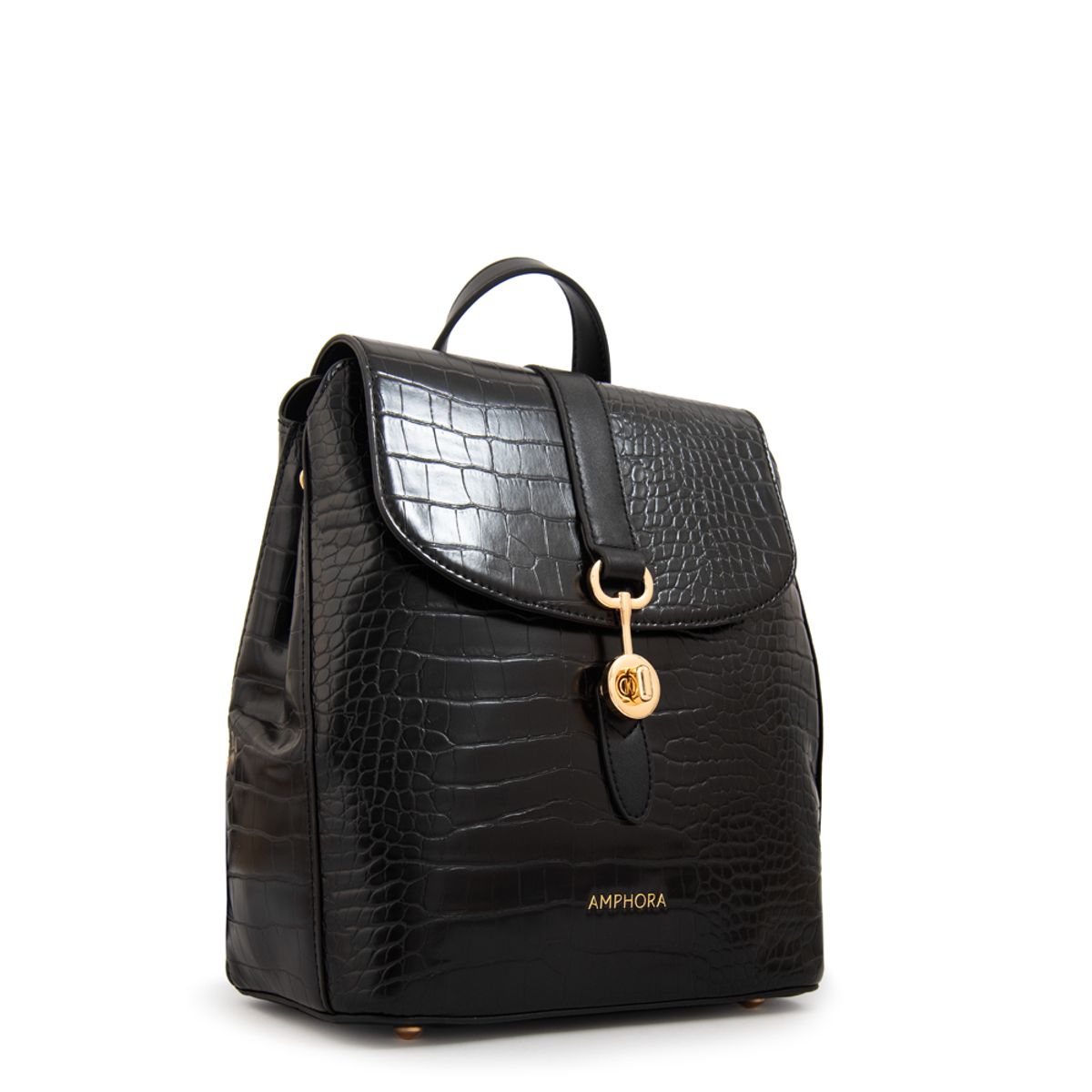 AMPHORA - Mochila jenny mediana negro