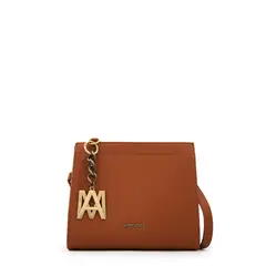 AMPHORA - Cartera bandolera miller camel