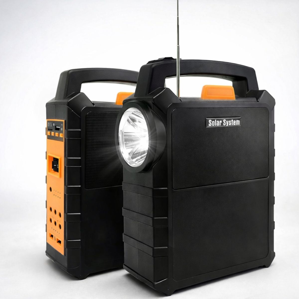 MOVI - KIT SOLAR DE EMERGENCIA HASTA 50 HRS DE DURACION CON 4 AMPOLLETAS LED