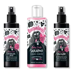 GENERICO - Kit Shampoo Acondicionador Colonia Mascotas Fresh Bugalugs