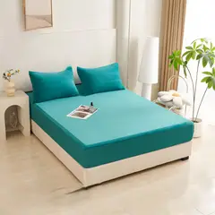GENERICO - CUBRE COLCHÓN PROTECTOR IMPERMEABLE 1.5 PLAZAS