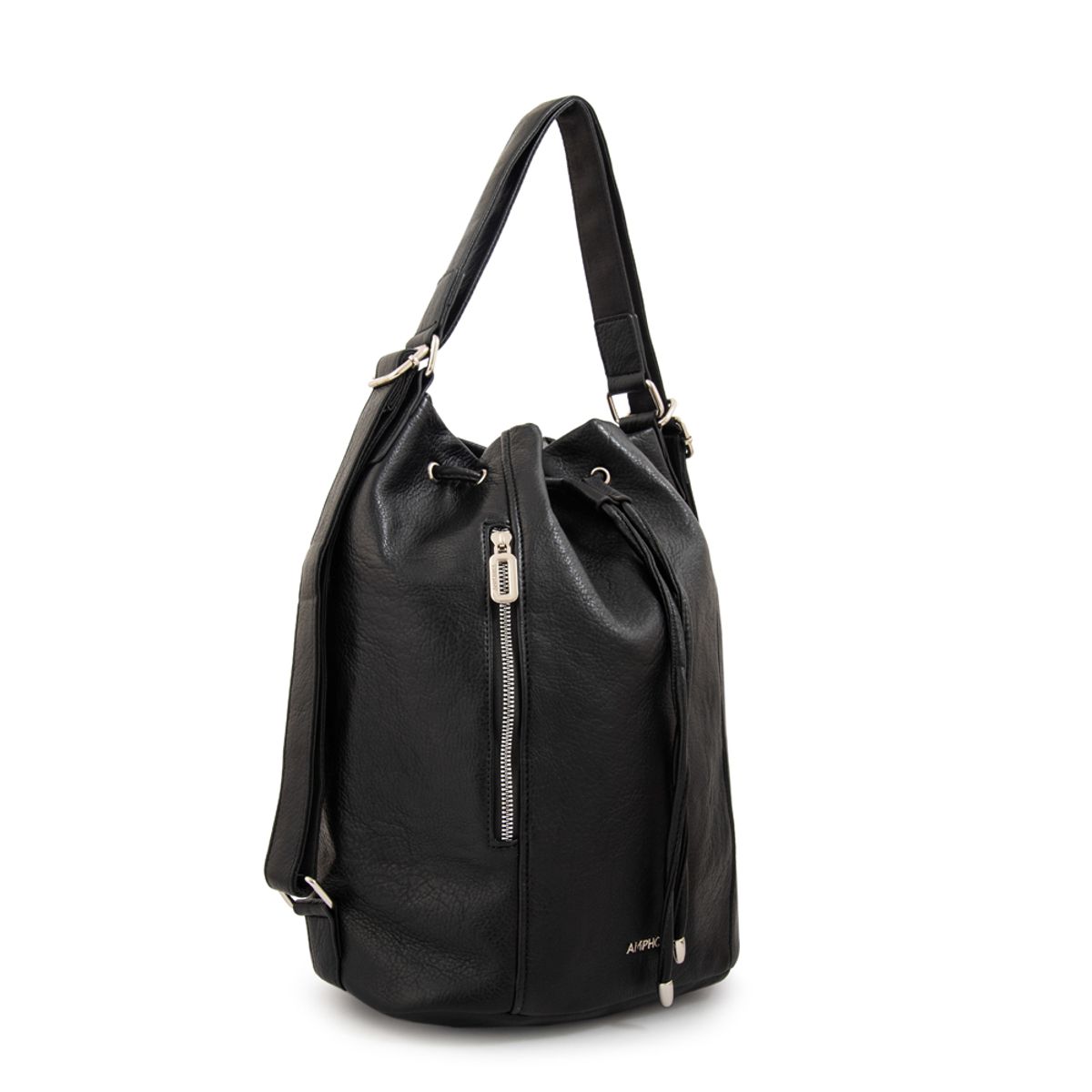 AMPHORA - Mochila miranda mediana negro