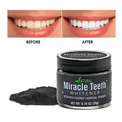 MOVI - BLANQUEADOR DENTAL POLVO DE CARBÓN