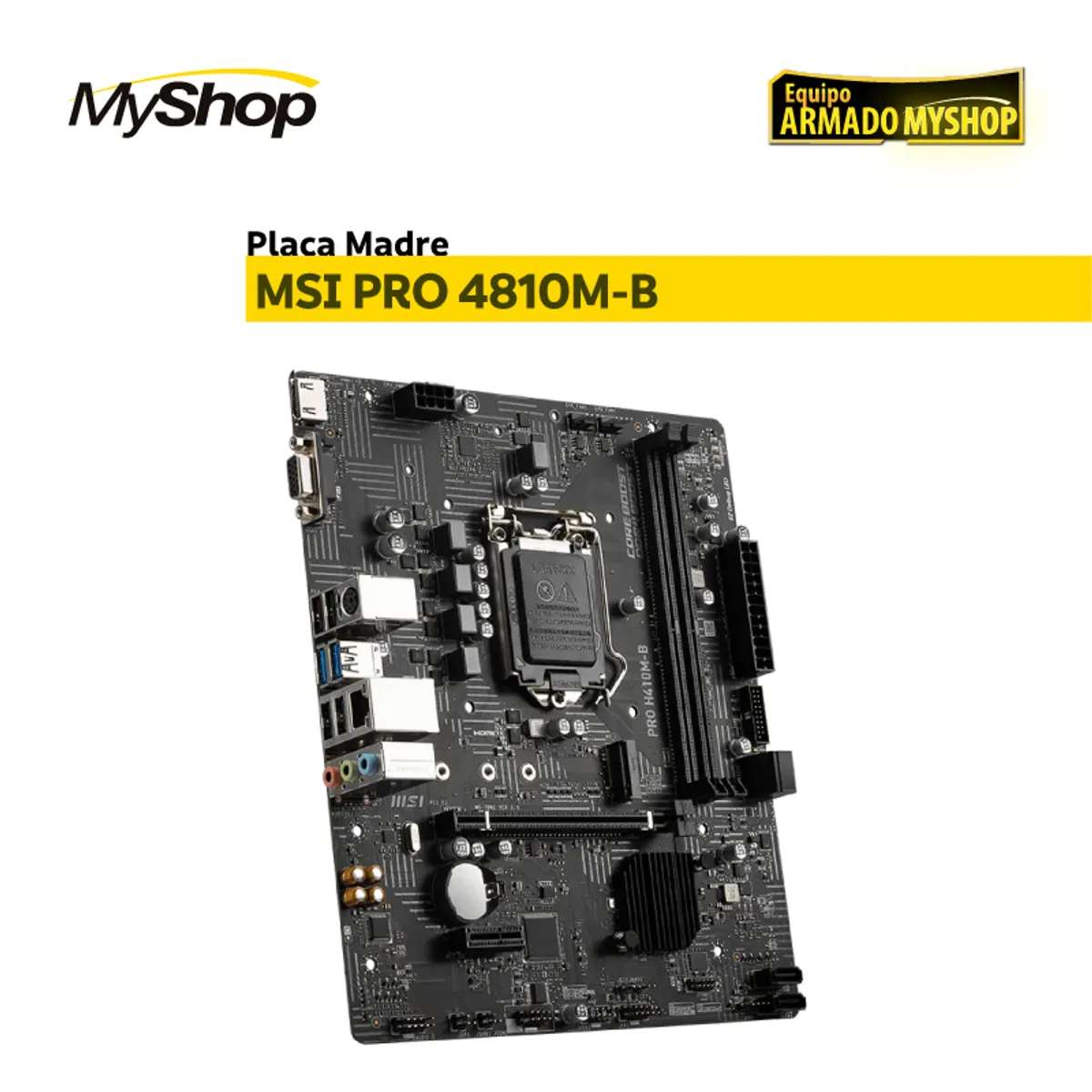 GENERICO - PC Study and Work Intel Core Ultra 5 225 M/B MSI PRO 4810M-B