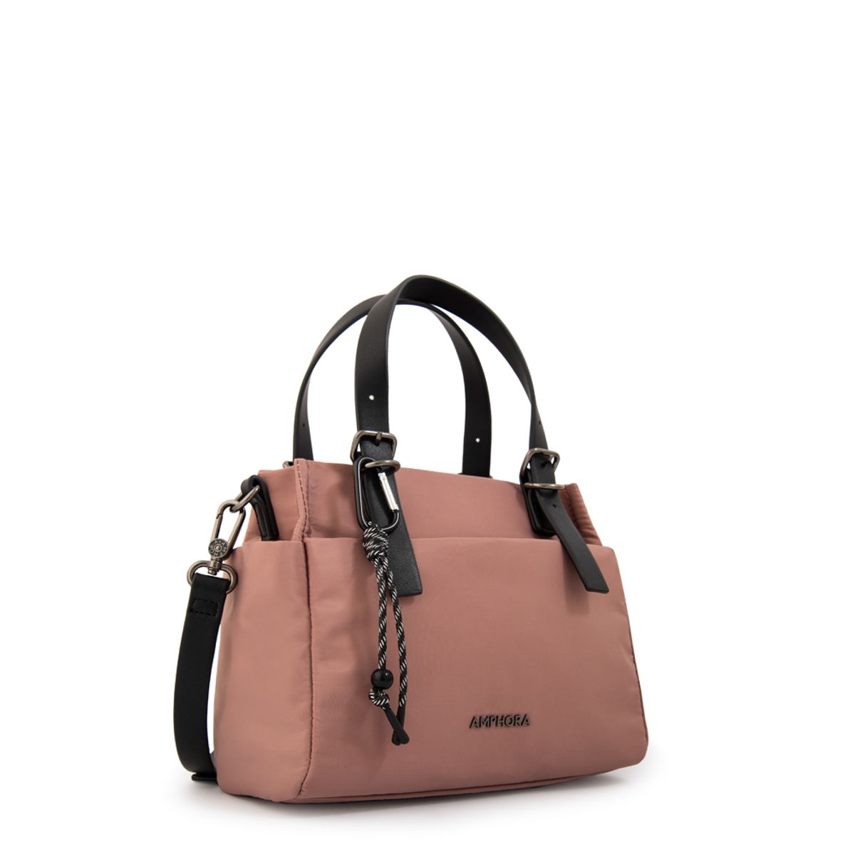 AMPHORA - Cartera bandolera julia mediana rosa viejo