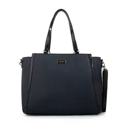 AMPHORA - Cartera tote porta notebook rachel mediana azul oscuro