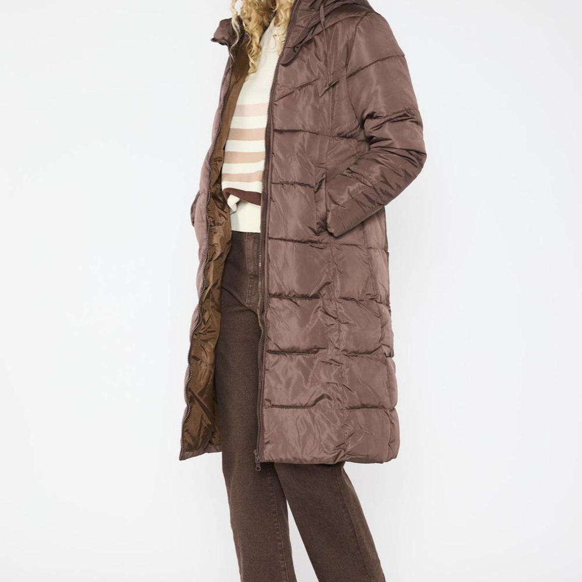 ECLIPSE - Parka Larga Antonia Café