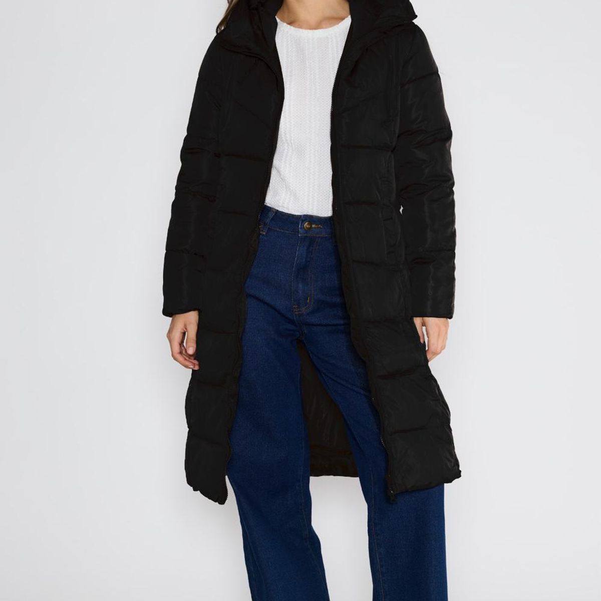 ECLIPSE - Parka Larga Antonia Negra