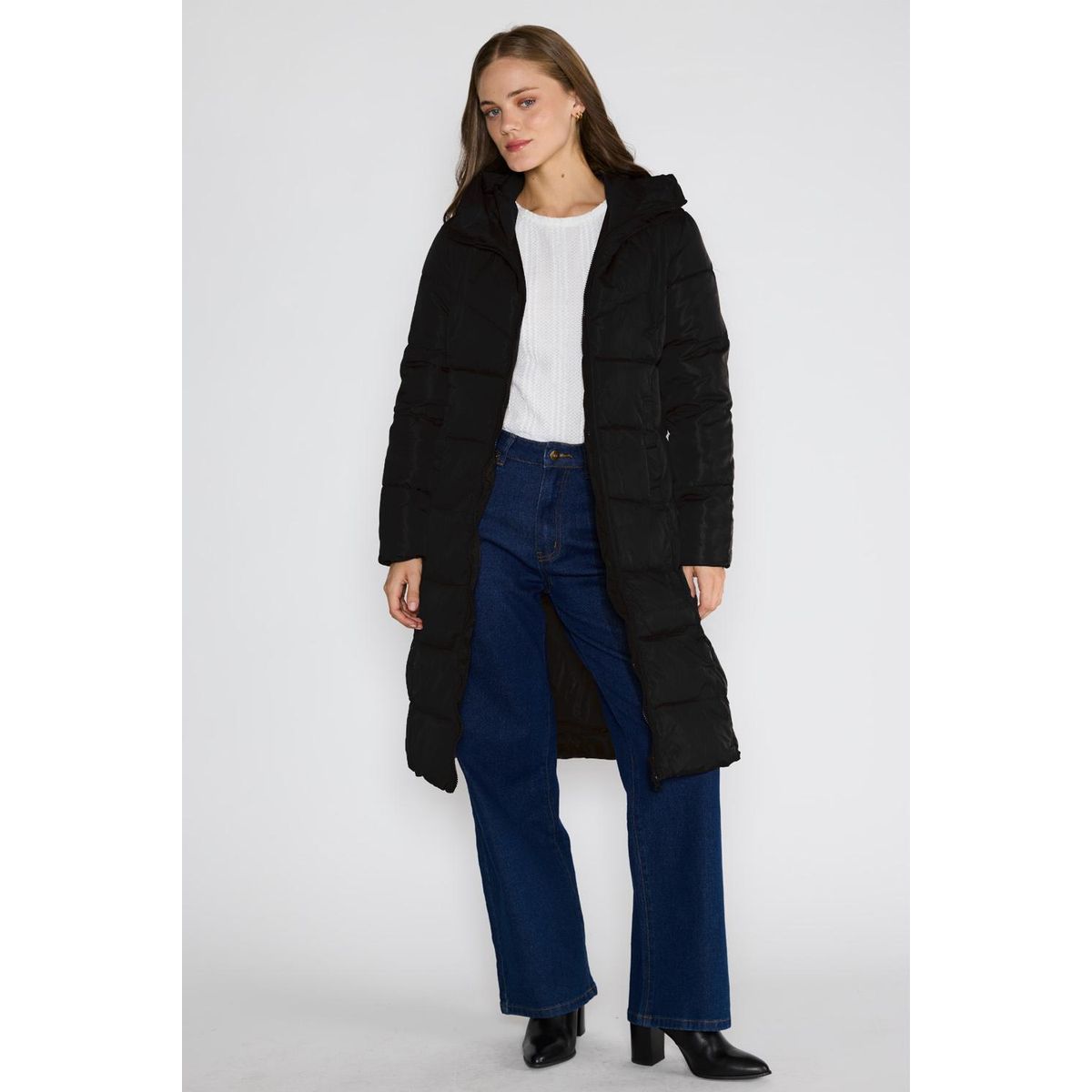 ECLIPSE - Parka Larga Antonia Negra