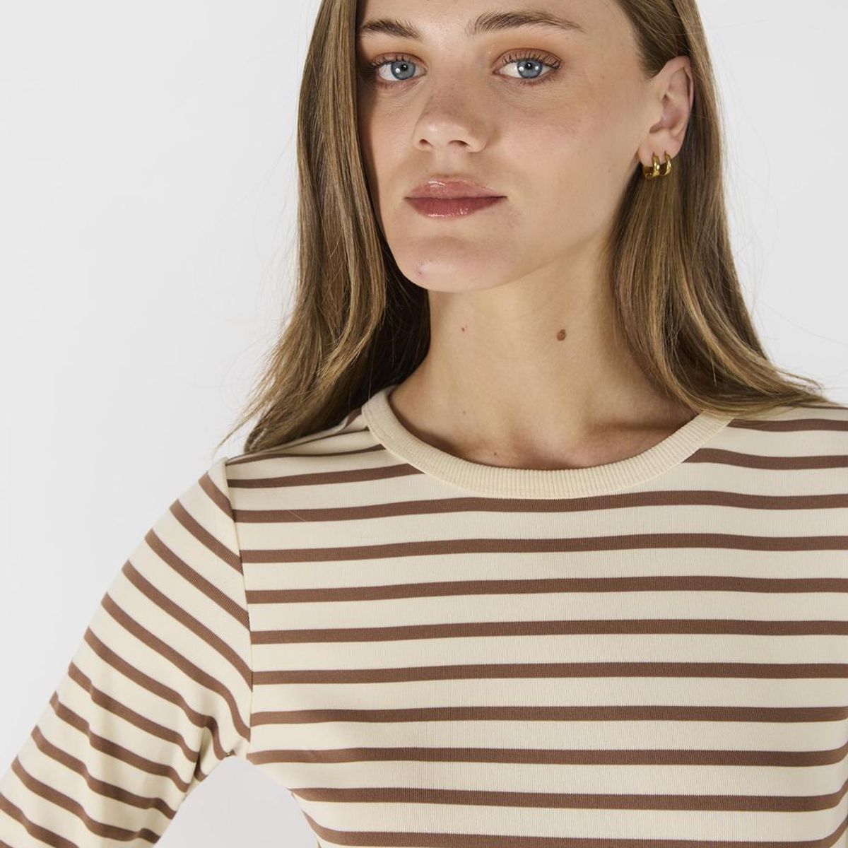 ECLIPSE - Polera Florencia Crudo/Café