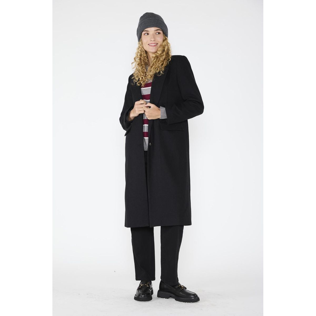 ECLIPSE - Abrigo Jacinta Negro