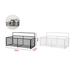 GENERICO - Estante Metalico Adhesivo Organizador Cocina Baño Ahorra Espacio