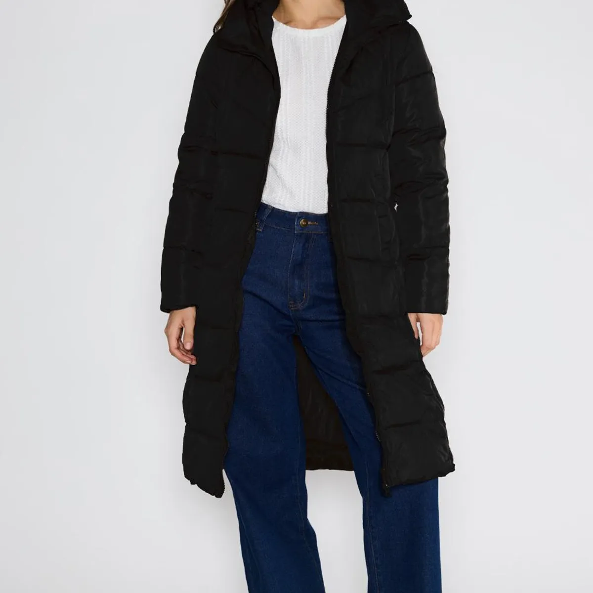 ECLIPSE - Parka Larga Antonia Negra
