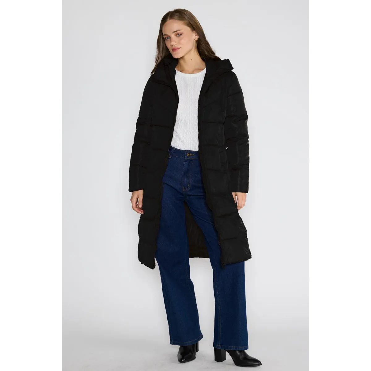 ECLIPSE - Parka Larga Antonia Negra